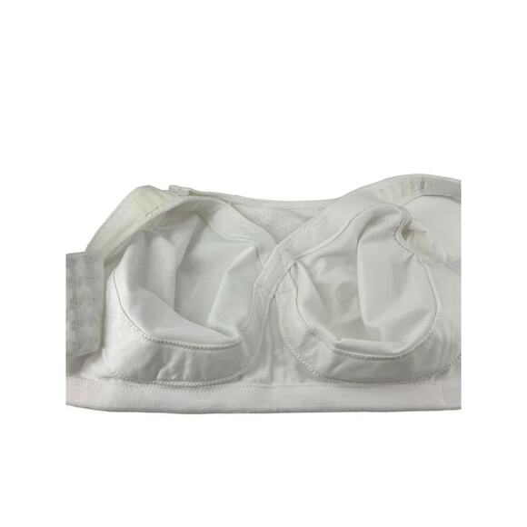 Glamorise Double Layer Custom Control High Impact Sports Bra 1166 White 42F - Picture 7 of 10